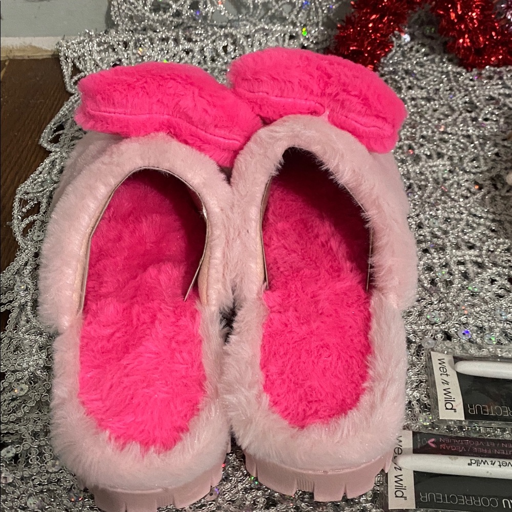❤️Pink Heart 🩷Slippers Set bundle - Picture 4 of 9